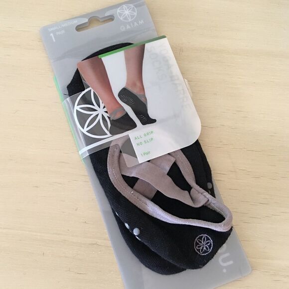 GAIAM Yoga Barre Socks Grip | NWT | Size S/M - Picture 2 of 4